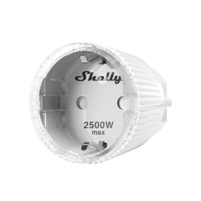 Priza Shelly Plug S, Wi-Fi, 2500 W, Monitorizare consum, Programare, Alb SmartElectro IntelligentHouse foto