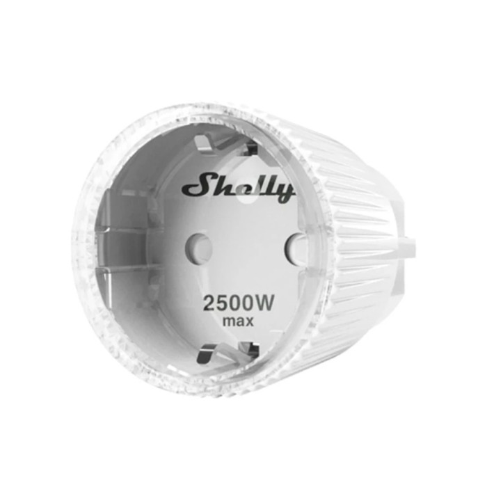 Priza Shelly Plug S, Wi-Fi, 2500 W, Monitorizare consum, Programare, Alb SmartElectro IntelligentHouse