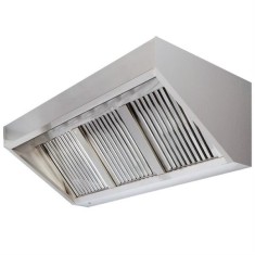 Hota inox profesionala tip SNACK, fara motor, cu filtre, Just Inox, 1500x700x500 foto