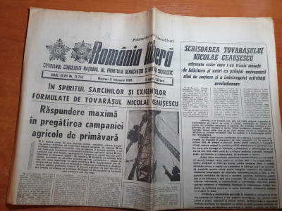 romania libera 8 februarie 1989-art. foto stirbei voda bucuresti si piatra neamt foto