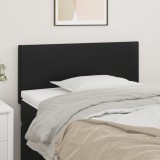 VidaXL Tăblie de pat, negru, 90x5x78/88 cm, piele ecologică