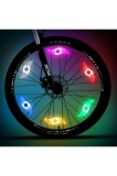 Cumpara ieftin Lumini LED pentru roți de bicicletă, multicolore, impermeabile, 12,5 cm