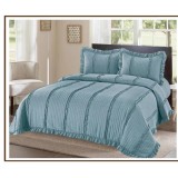 Cumpara ieftin Set Cuvertura de Pat din Bumbac Satinat, 3 Piese - PIT280