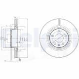 DELPHI BG3942 Disc frana