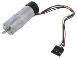 Motor DC cu Encoder și Transmisie Metalică 12V 1,1A 172:1