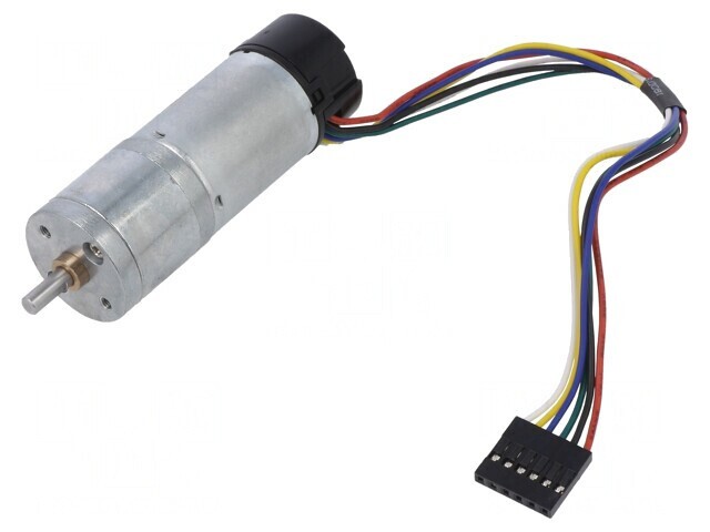 Motor DC cu Encoder și Transmisie Metalică 12V 1,1A 172:1