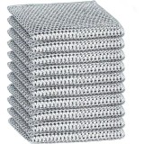 Set 10 Lavete Microfibră Metalică &ndash; Curățare Puternică, Fără Zg&acirc;rieturi