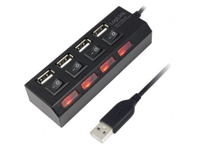 Hub USB 2.0 cu 4 Porturi 480Mbps foto