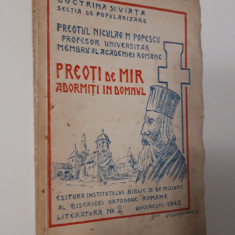 Carte veche 1942 religie Preot Niculae M Popescu Preoti de mir