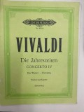 Partitura Vivaldi Anotimpurile partea a 4-a Iarna