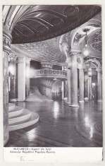 bnk cp Bucuresti - Aspect din holul Ateneului RPR - circulata