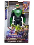 Figurina gen Avengers Green Lantern Hero cu Lumini si Sunete