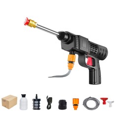 Pistol portabil de pulverizare cu presiune, 12 V, Kit de accesorii, Multicolor