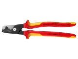 Foarfece KNIPEX StepCut XL 234mm pentru tăiere cabluri cupru și aluminiu izolată