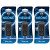 Pachet 3 x Odorizant auto grila ventilatie Puf-Puf K2 Neone New Car (Unisex)