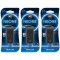 Pachet 3 x Odorizant auto grila ventilatie Puf-Puf K2 Neone New Car (Unisex)