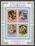 Trinidad &amp; Tobago - Pictura - CRACIUN 1970 - BL - MNH, Nestampilat