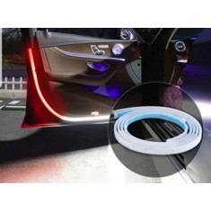 set 2 benzi led pentru avertizare usa deschisa , rosu cu alb, 12v