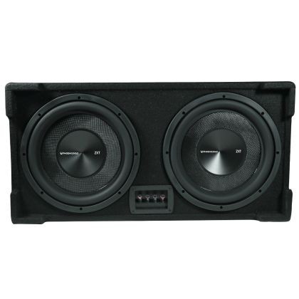 Cutie Phoenix Gold ZX212PBS-1 dubla pasiva de 12&quot; 500 W RMS bobine 2x2 Ohm cutie pasiva pentru radiator cu ardere &icirc;n jos CarStore Technology