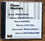 2 x CD The Piano Masters (Friedmann,Moisewitsch,Barere,Levitzki,Brailowsky,Aeschbacher)
