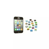 Cumpara ieftin Set 18 magneti de frigider model aplicatii iPhone, Gonga&reg; Multicolor