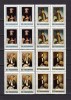✅RO 1973 , LP 826 ,&quot;Expo. filatelica Socfilex III - Tablouri , portrete &quot;-serie in bloc de 4 ,MNH, Stampilat