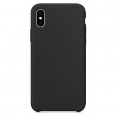 Husa TPU OEM Pure Silicone pentru Apple iPhone 7 / Apple iPhone 8 / Apple iPhone SE (2020), Neagra