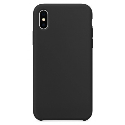 Husa TPU OEM Pure Silicone MP pentru Apple iPhone XR, Neagra foto
