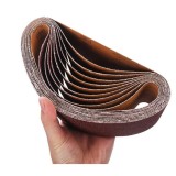 Set 10 discuri abrazive pentru slefuitor banda, P150, 537x75, Kraft