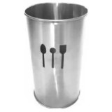 SUPORT USTENSILE INOX,D:10 CM,H:18 CM, Vanora