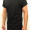 Tricou Long Line Negru