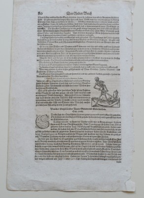 Sebastian M&amp;uuml;nster pagina din Cosmographia 1544-1628 foto