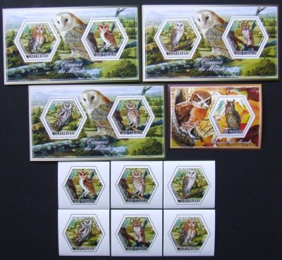 R.DU TCHAD-BUFNITE-SET 6 V.+4 S/Sh.NEOBLITERATE-DANTELATE-MNH** - EP 053 foto