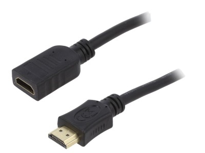 Cablu HDMI 2.0 4,5m negru foto