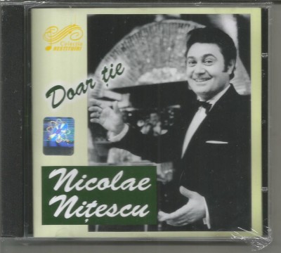 (C) CD sigilat -NICOLAE NITESCU Doar tie fff rar foto