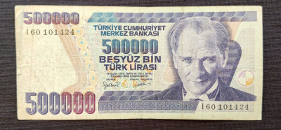 Turkey / Turcia - 500 000 Lire (1970) foto