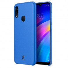 Husa Xiaomi Redmi 7, DUX DUCIS, Piele , Albastru foto