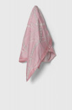Lanvin eșarfă de mătase culoarea roz, cu model 6L9090.SR556