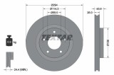 Disc frana Baic Senova X65; Chrysler Sebring; Citroen C4 Aircross; Dodge Avenger, Caliber; Jeep Compass, Patriot; Lancia Flavia; Mitsubishi Asx,