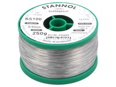 S&amp;acirc;rmă de lipit fără plumb 0,5mm 0,25kg foto