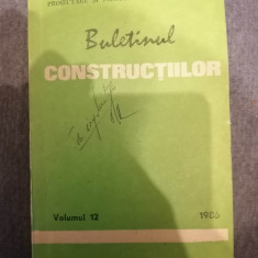 Buletinul Constructiilor Volumul 12 anul 1986