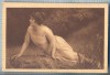 AX 407 CP VECHE- TANARA IN TINUTA DE EPOCA , IN MIJLOCUL NATURII, Necirculata, Printata