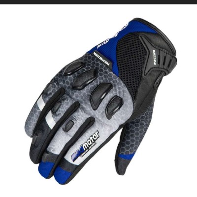 Manusi Moto MadMotor MT21 cu Protectie si Functie Touchscreen , ALL SEASON , Moto-Cross , ATV , QuadBike - ALBASTRU - XL SI XXL foto