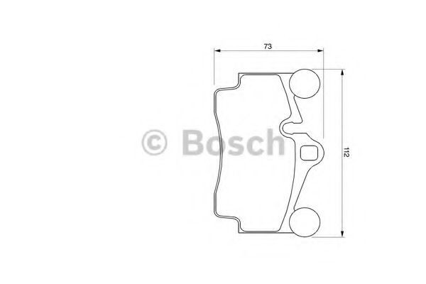 Set placute frana,frana disc PORSCHE CAYENNE (9PA, 955) (2002 - 2010) BOSCH 0 986 424 741