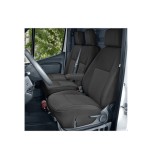 Set huse scaune auto Kegel Tailor Made pentru Mercedes Sprinter W907 dupa 2018, ptr scaun sofer + pasager 2 locuri, sezut rabatabil bancheta pasager A