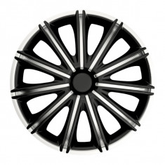 Set capace roti 14 inch Argo Nero, Argintiu si Negru AutoDrive ProParts