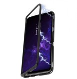 Husa / Carcasa magnetica Bibilel high quality pentru Samsung Note 8, Rama metalica si spate din Sticla