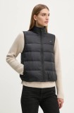 Levi&#039;s vesta de puf femei, culoarea negru, de tranzitie, A8523