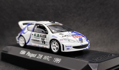 Macheta Peugeot 206 WRC - Solido 1/43 foto