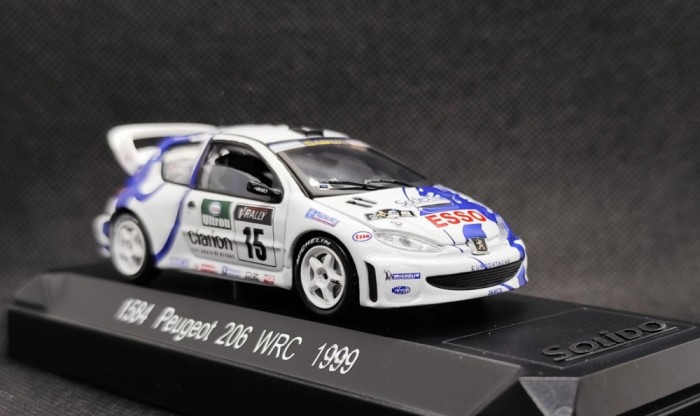 Macheta Peugeot 206 WRC - Solido 1/43